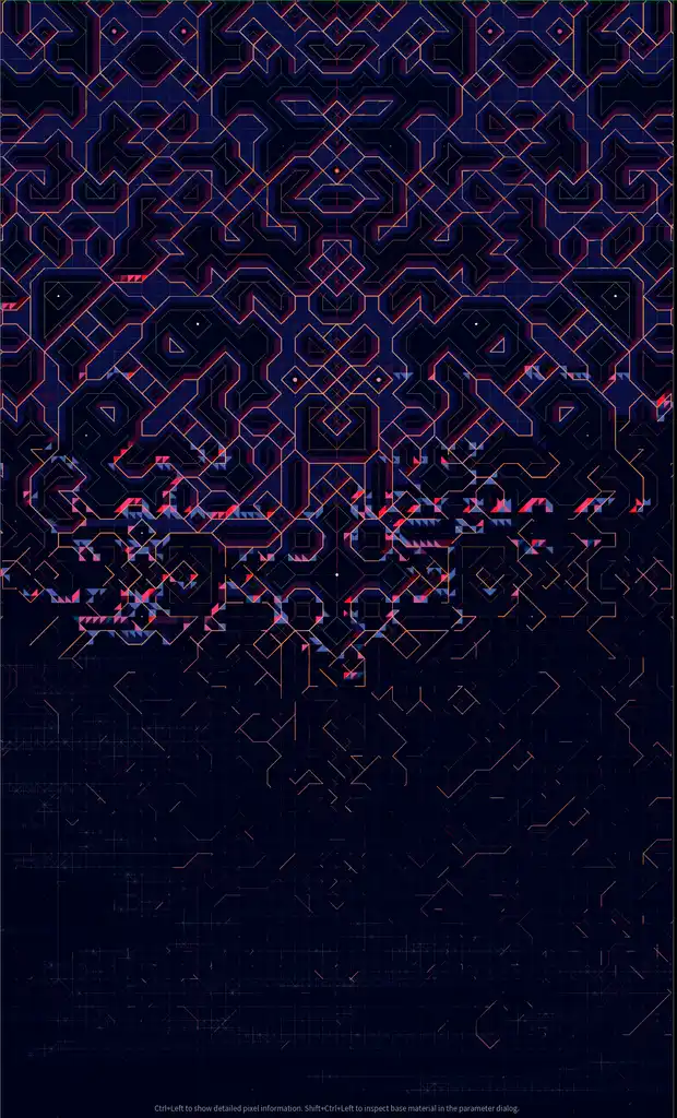 picture of abstract shapes and colours