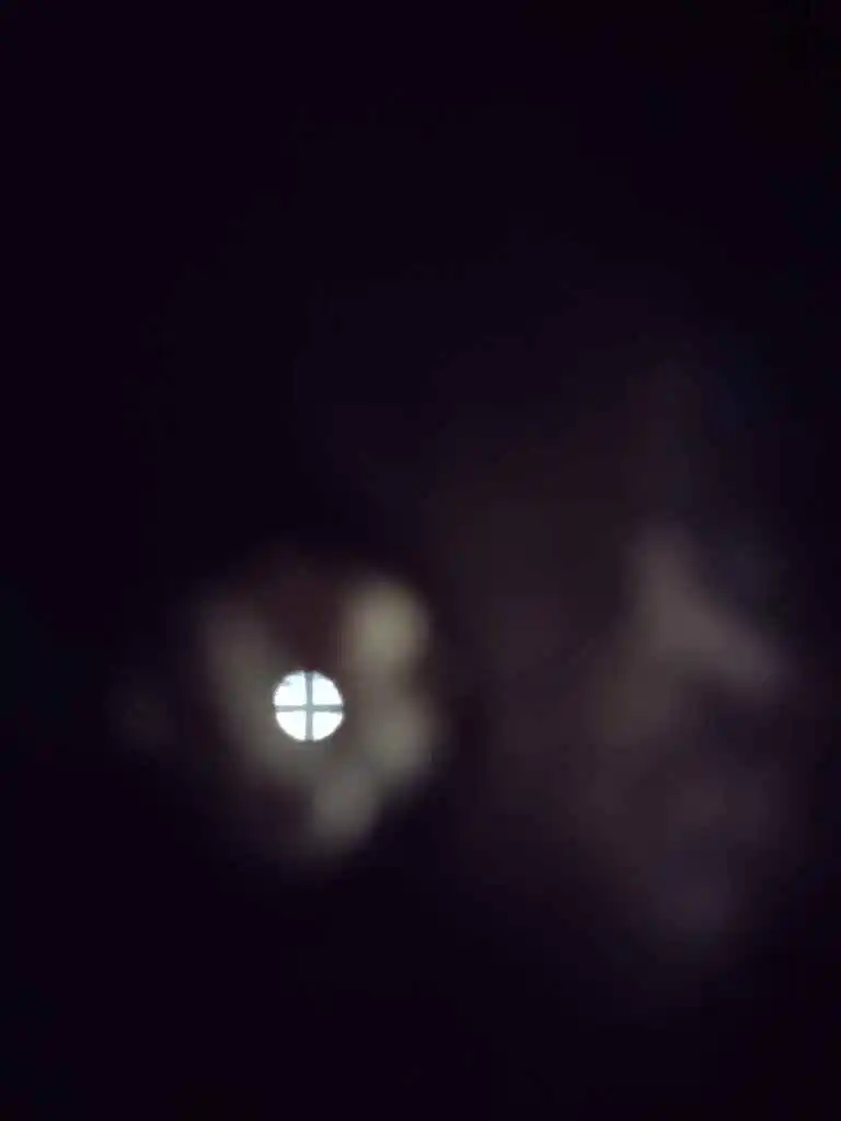 picture of the view from inside a pinhole camera