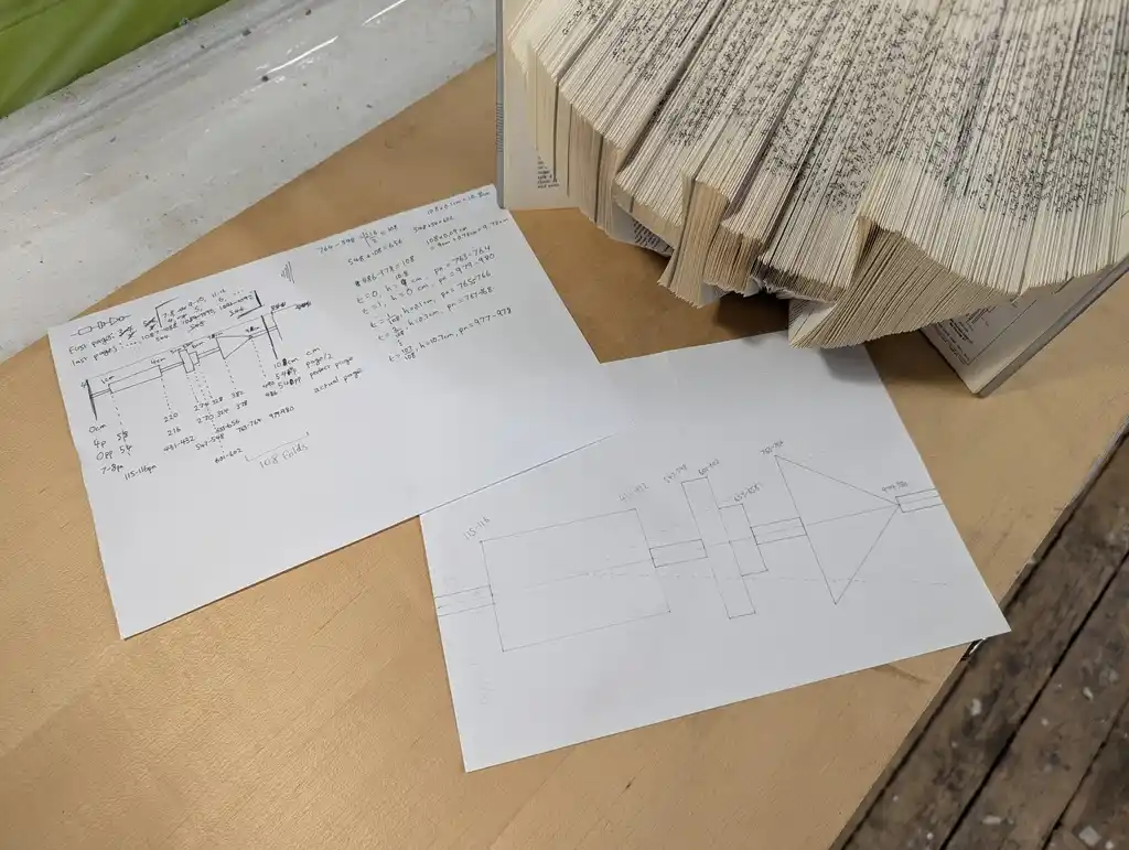 picture of designs for folding the book