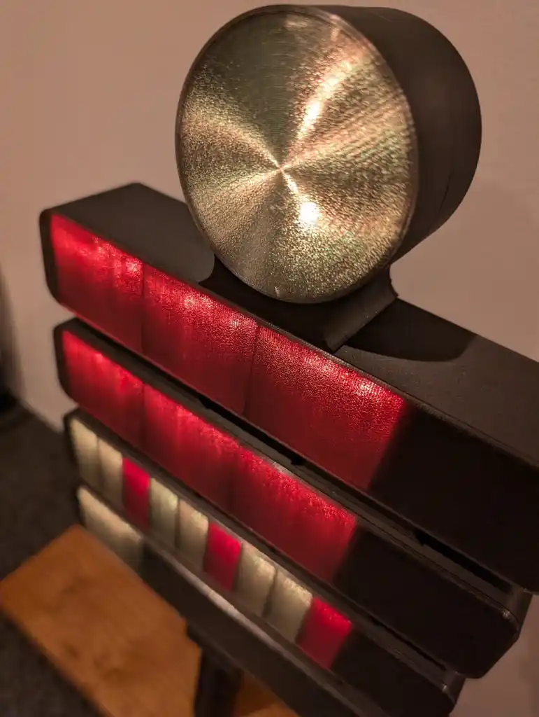 picture of abstract clock, close up of minutes and seconds