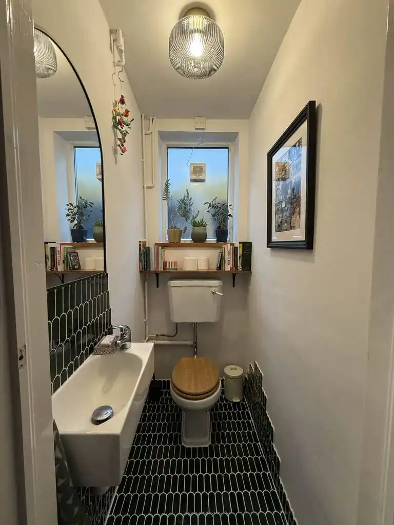 picture of small bathroom, renovated